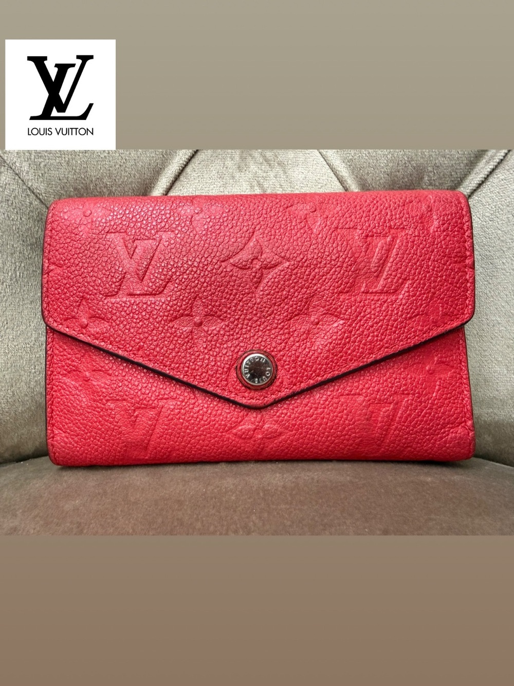 ***sold***LOUIS VUITTON Empreinte Compact Curieuse Wallet